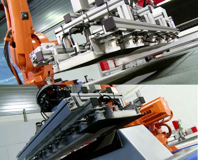 Fabricant de machine drapage de pièce composite