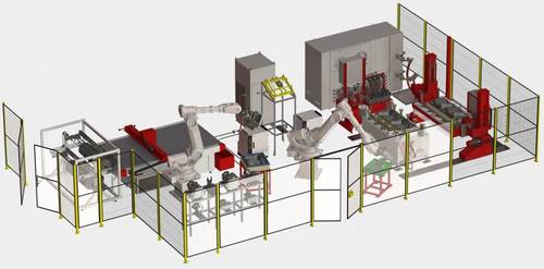 Solution industrielle drapage à chaud pièce composite