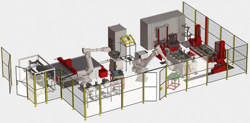 Industrial solution for hot dipping composite parts