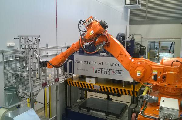 Robotics system for composite parts